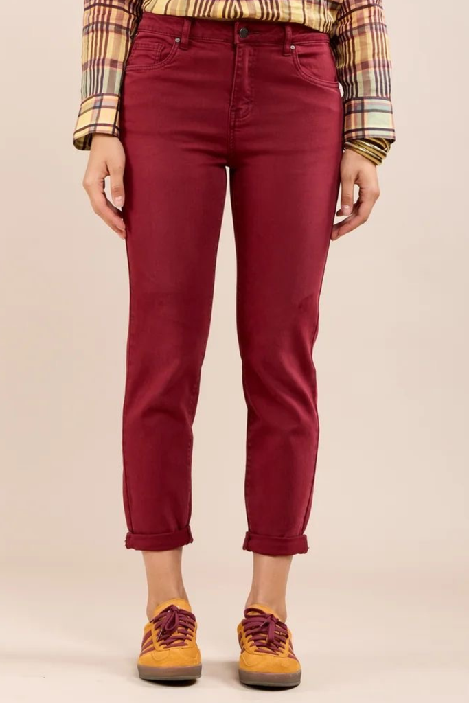 Toxik Red Boyfriend Jean