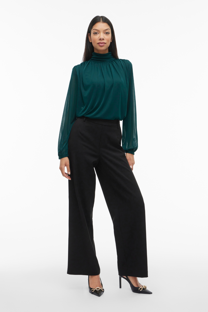 Eguna Green High Neck Top