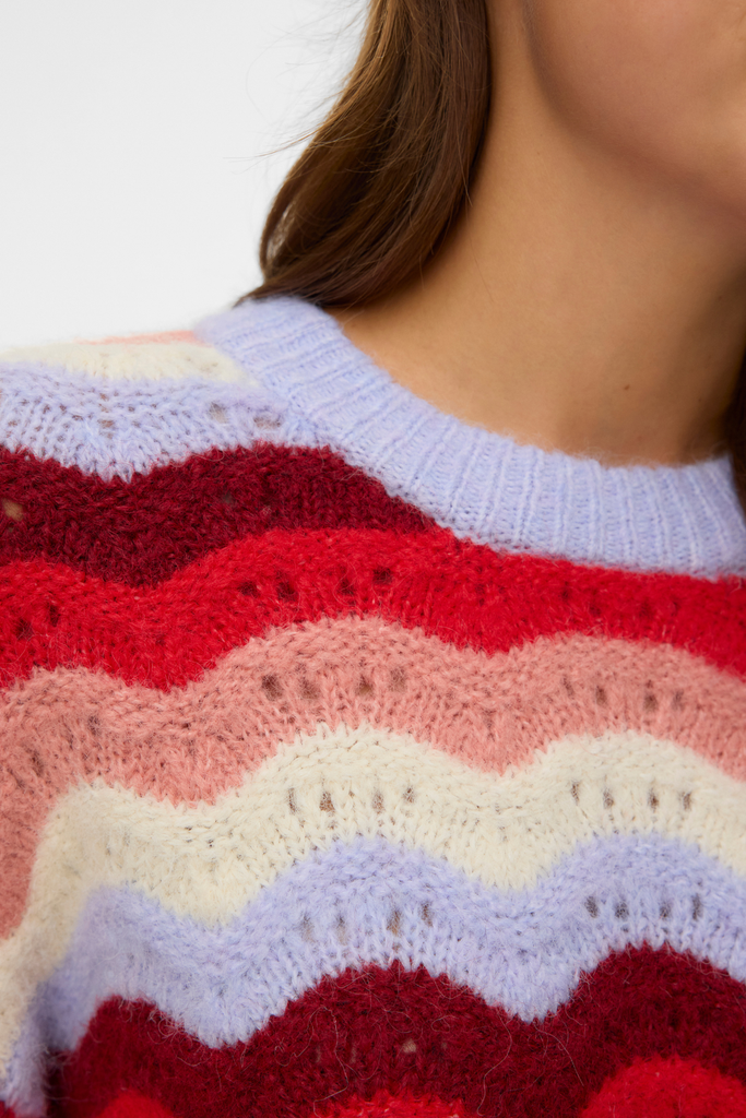 Doja Lavender Striped Knit