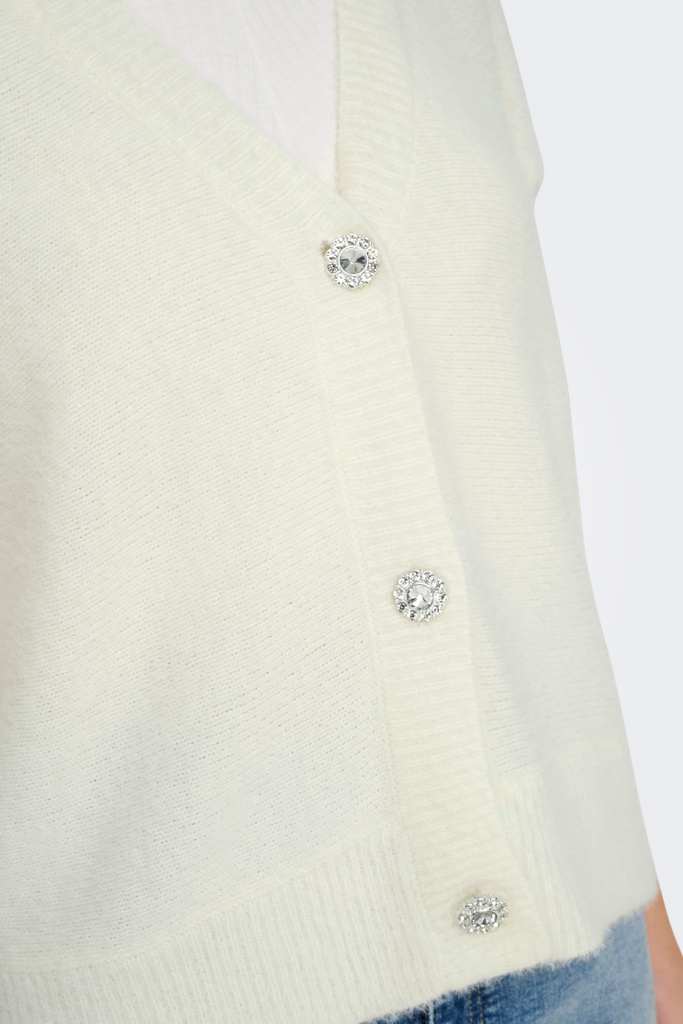 Ella Knitted Cream Cardigan