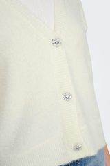 Ella Knitted Cream Cardigan