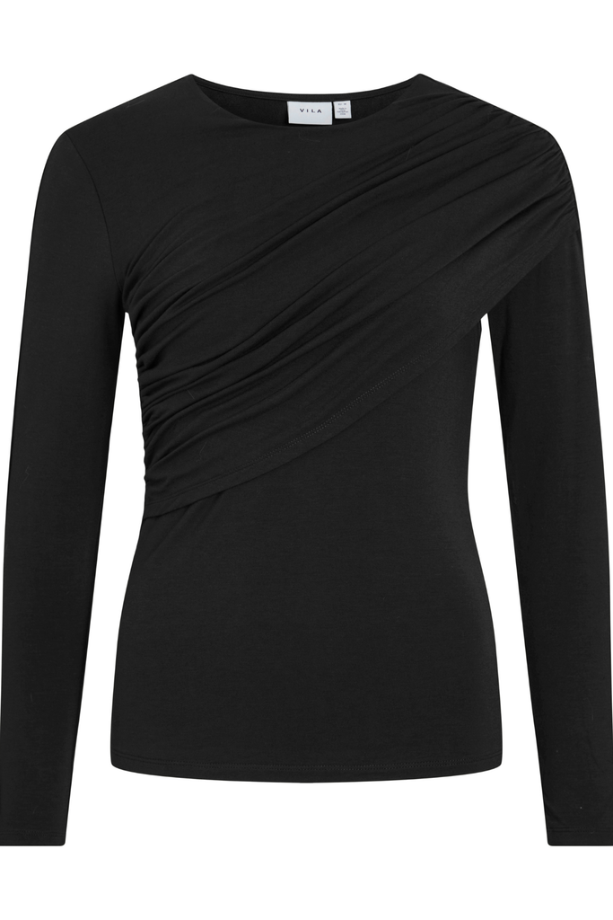 Sempa Black Crew Neck Top