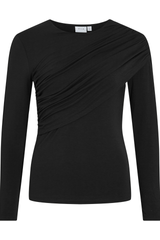 Sempa Black Crew Neck Top