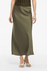 Ellette Green Slip Skirt