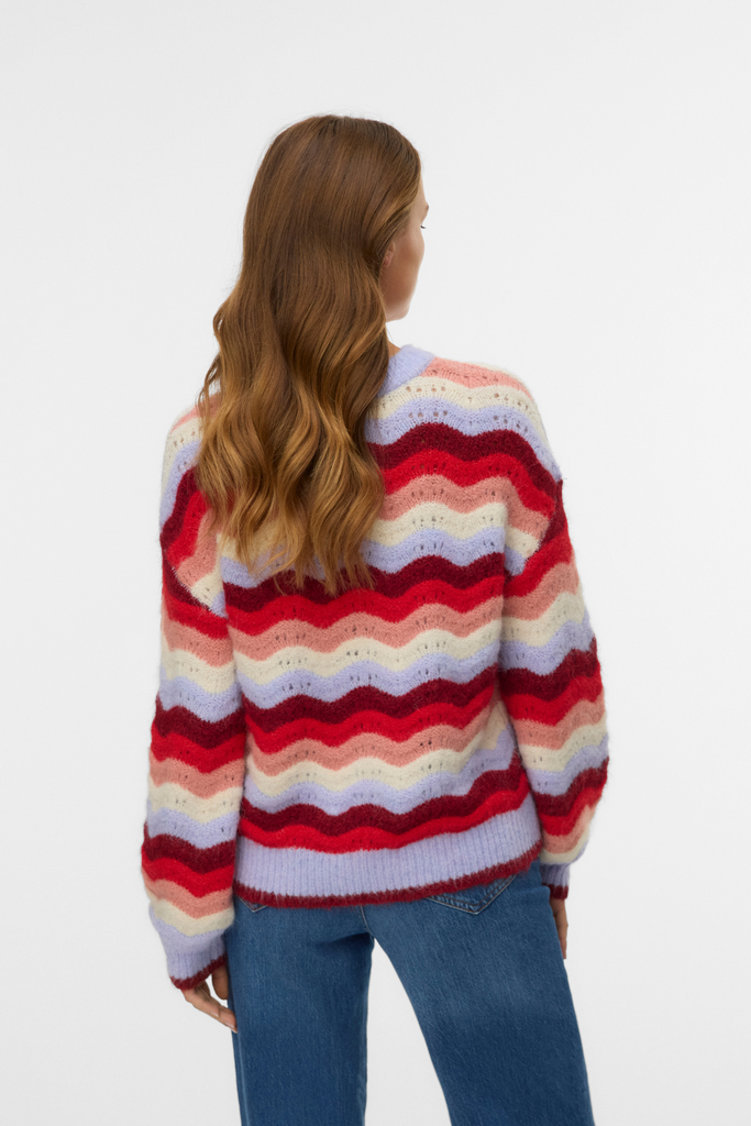 Doja Lavender Striped Knit