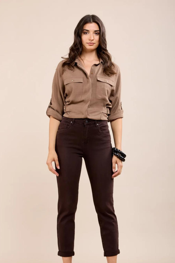 Toxik Brown Skinny Jean
