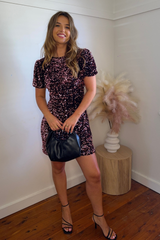 Charlotte Rose Pink Sequins Short Dress