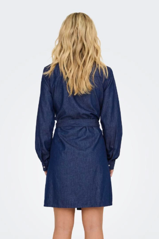 Kai Medium Blue Denim Shirt Dress