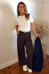 Karen Brown Belted Pants
