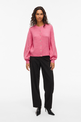 Gladys Pink Knitted Cardigan