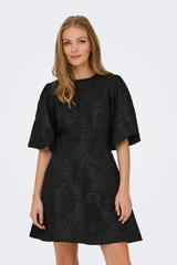 Dora Black Bow Tie Short Dress