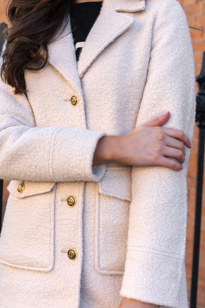 Vitalia Moonbean Boucle Coat