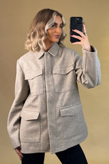 Pop Susan Silver Mink Jacket