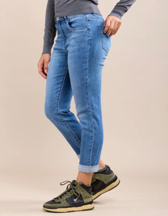 Toxik Medium Wash Boyfriend Jeans