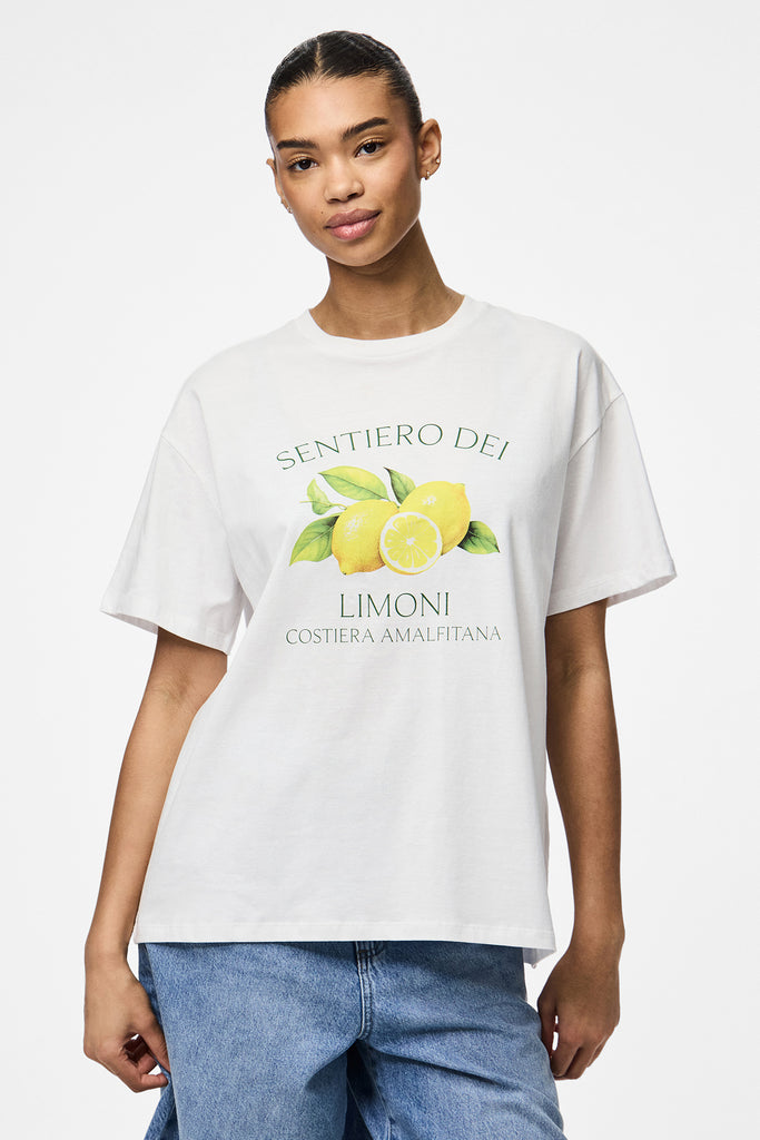 Thea Lemon Graphic Print Tee