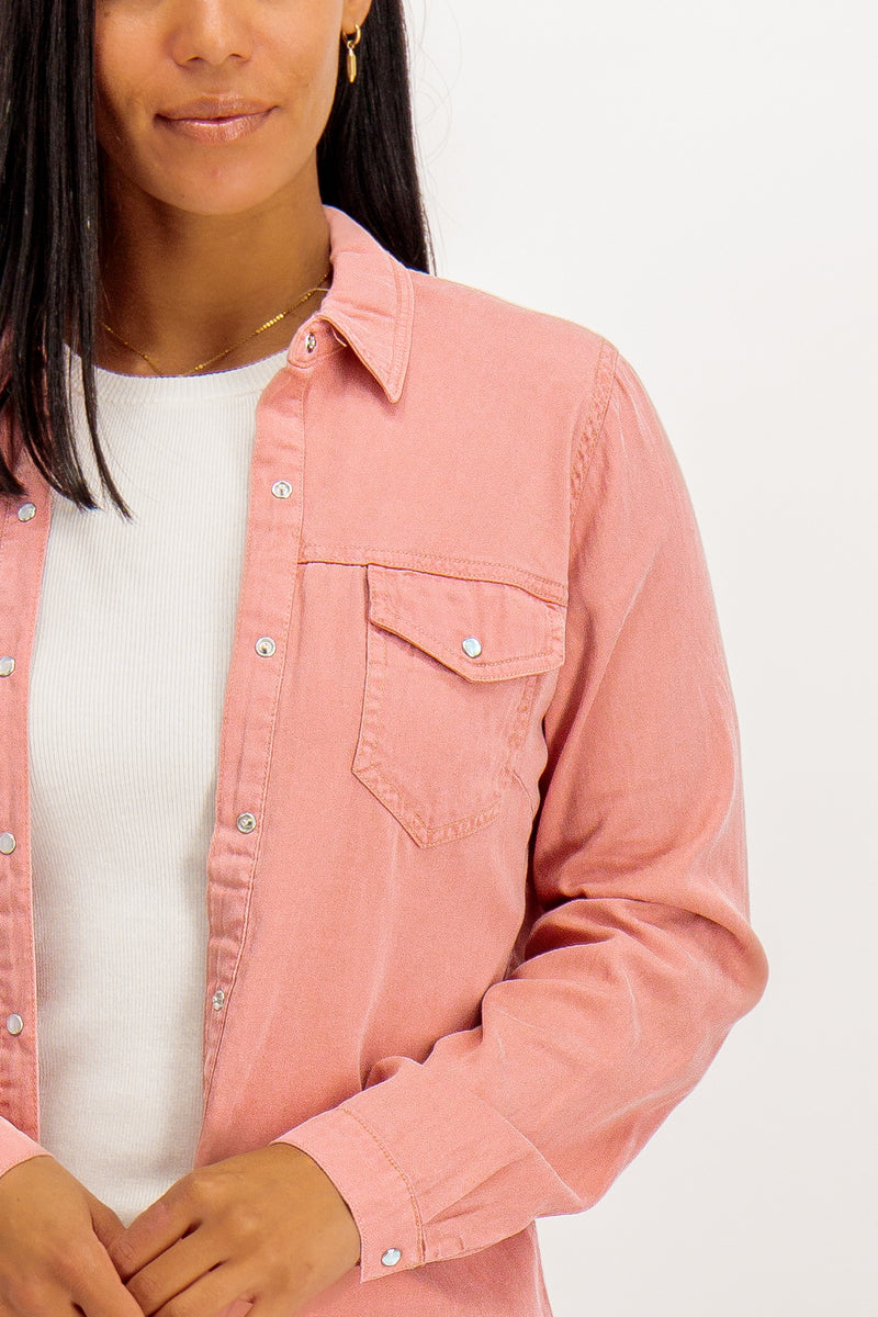 Blush Bista Denim Shirt
