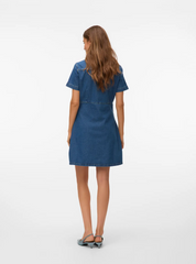 Amanda Medium Blue Denim Dress
