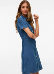 Amanda Medium Blue Denim Dress