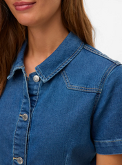 Amanda Medium Blue Denim Dress