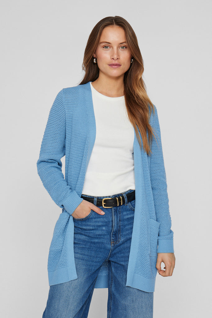 Dalo Blue Textured Cardigan