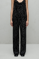 Carmela Black & Silver Pants