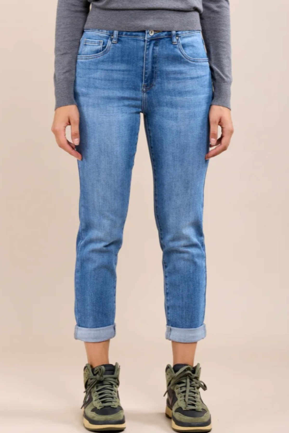 Toxik Medium Wash Boyfriend Jeans