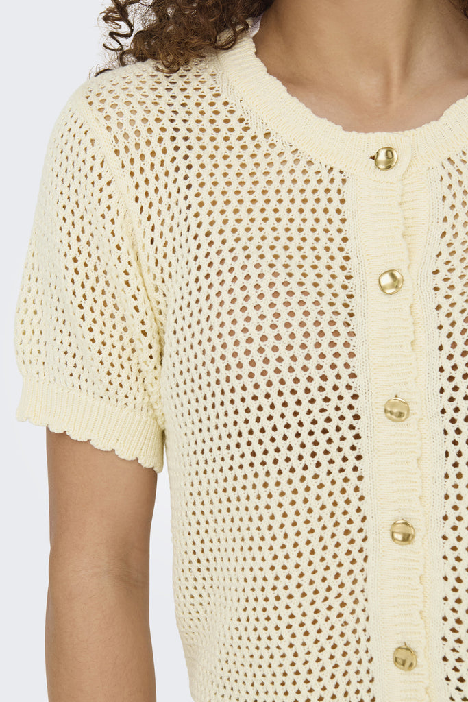 Paula O-Neck Birch Cardigan