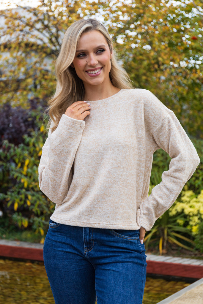 Lulu Soft Touch Beige Knit