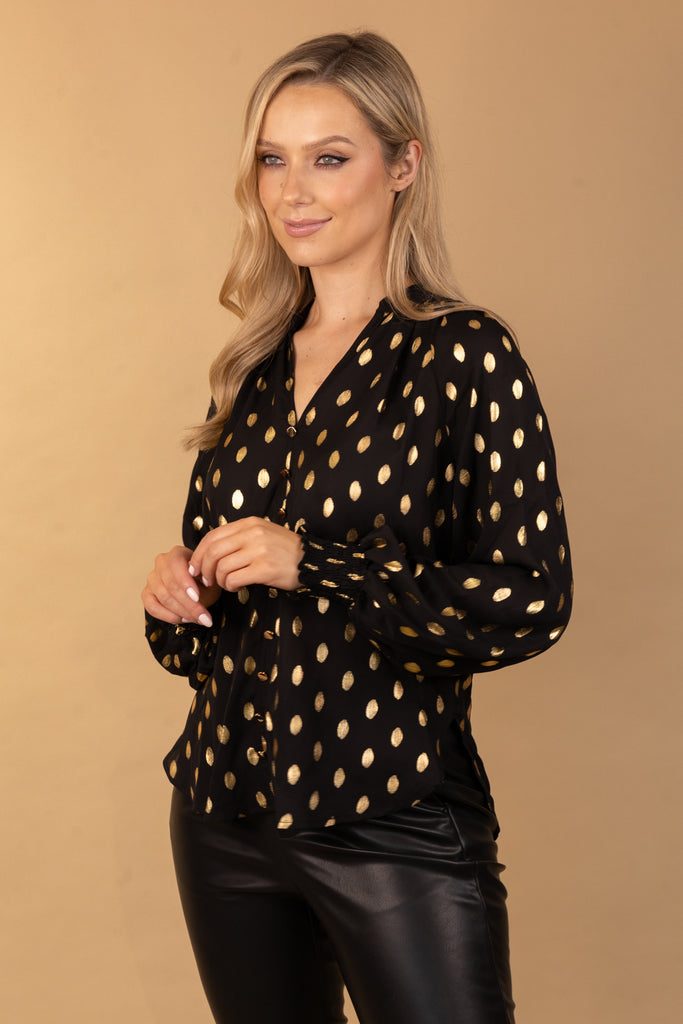 Bella Gold Foil Top