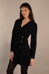 Rena Buttoned Blazer Dress