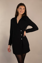 Rena Buttoned Blazer Dress