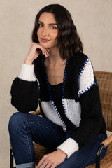 Denise Life Open Knit Cardigan