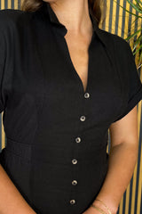 Luca Black Midi Dress