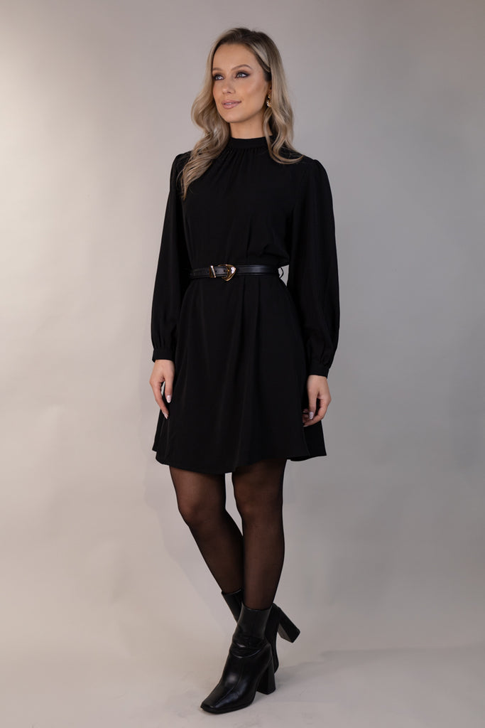 Audrey High Neck Mini Dress