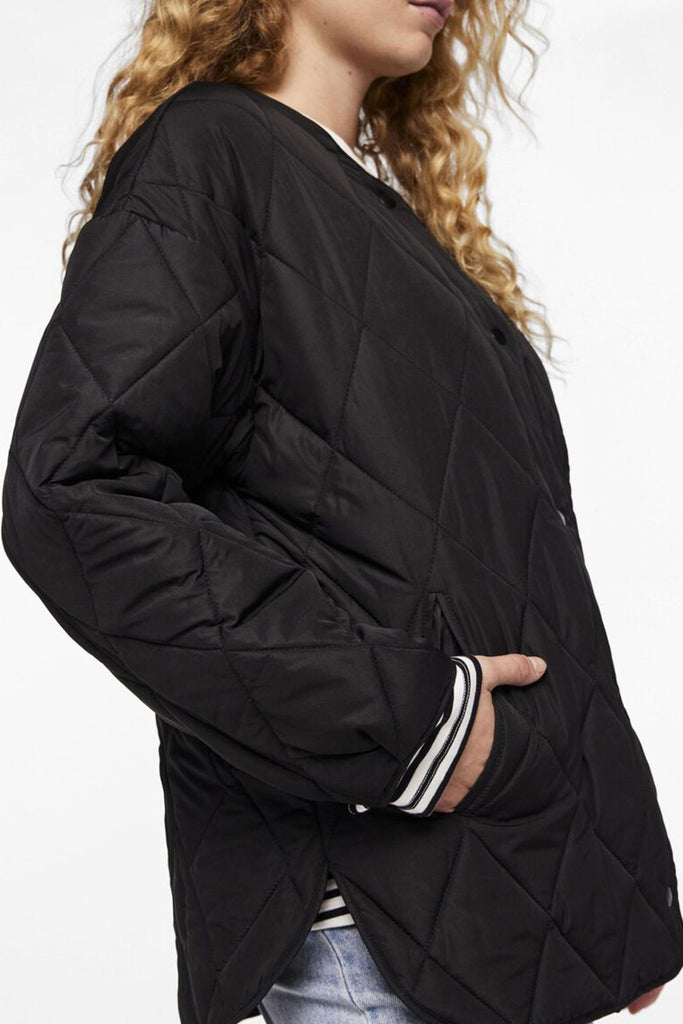 Stella Black Quilted Jacket