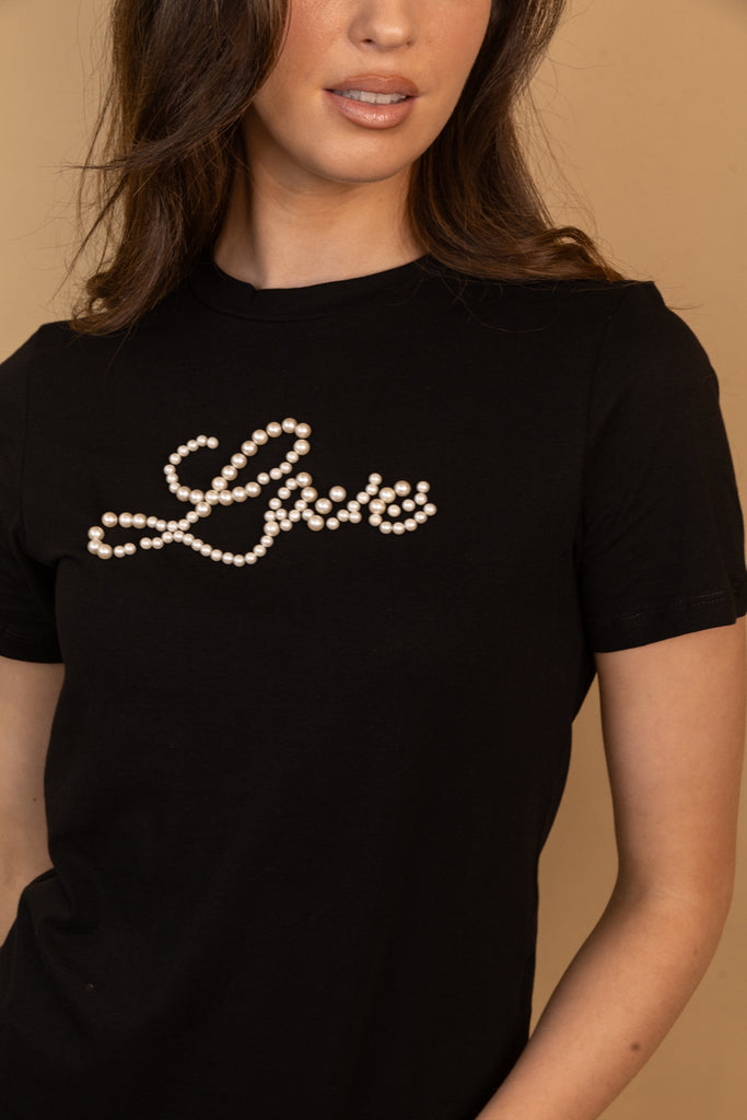 Rine Black Pearl Love T-Shirt