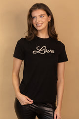 Rine Black Pearl Love T-Shirt