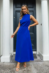 Adriana Royal Blue Midi Dress