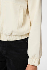 Annie Cream Bomber Jacket