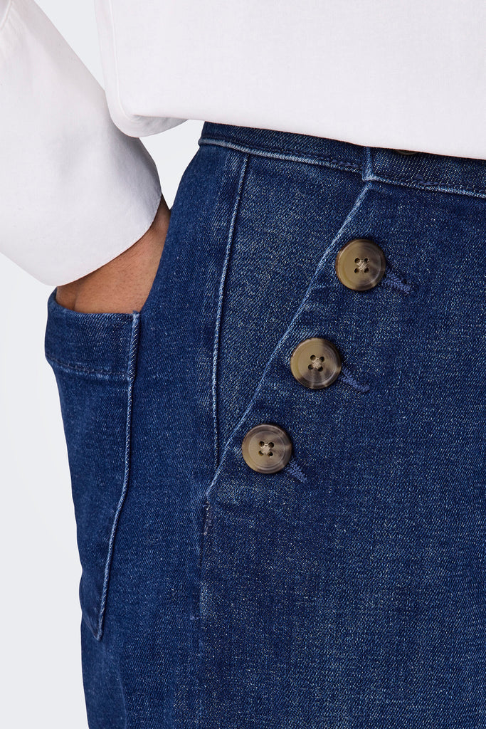 Madison High Waisted Dark Blue Jean