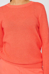 Dalo O-Neck Coral Knit Jumper