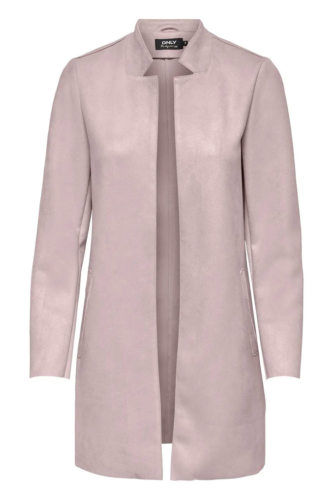 Soho Pale Violet Faux Sude Jacket