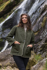 Liva Faux Suede Peat Jacket