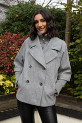 Hannah Short Grey Jacket