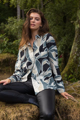 Beline Multi Grey Print Shirt