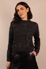 Rada Dark Grey Sequin Knit