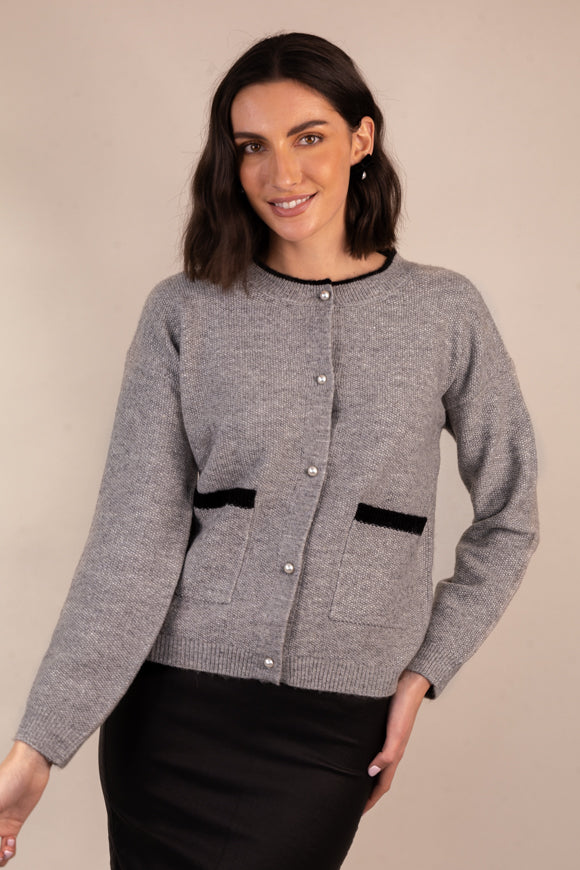 Lumi Life O Neck Cardigan