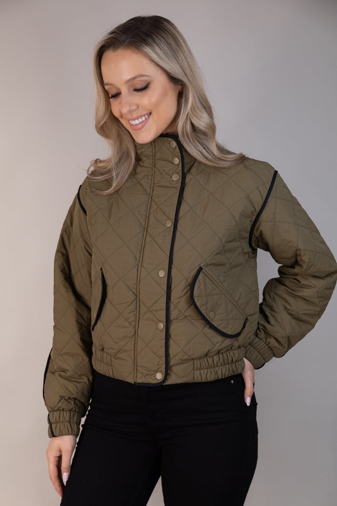 Vilma Short Quilted Jacket