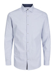 Parker White Detailed Slim Fit Shirt