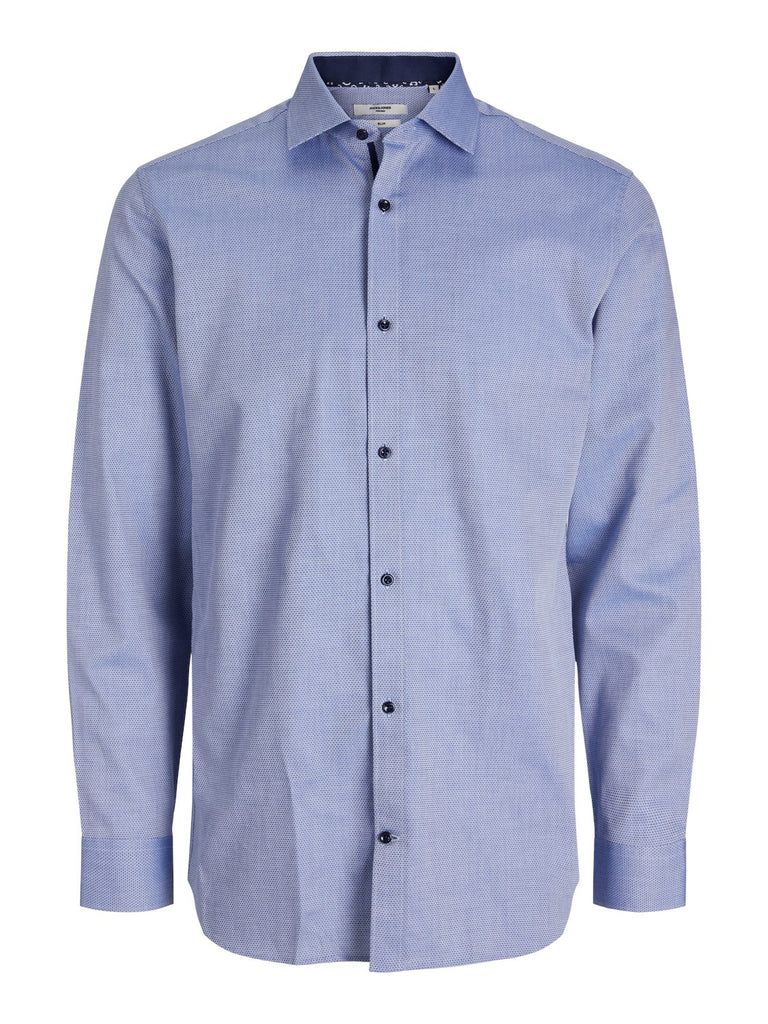 Parker Cashmere Blue Detailed Slim Fit Shirt